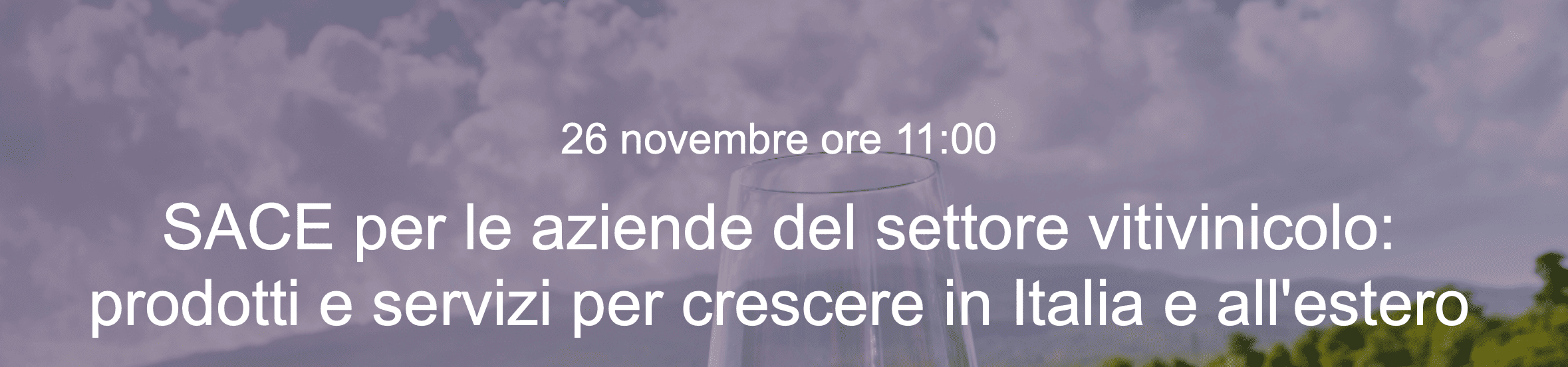 SACE per le aziende del settore vitivinicolo: prodotti e servizi per crescere in Italia e all'estero